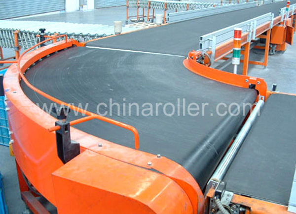 轉(zhuǎn)彎接口皮帶輸送機